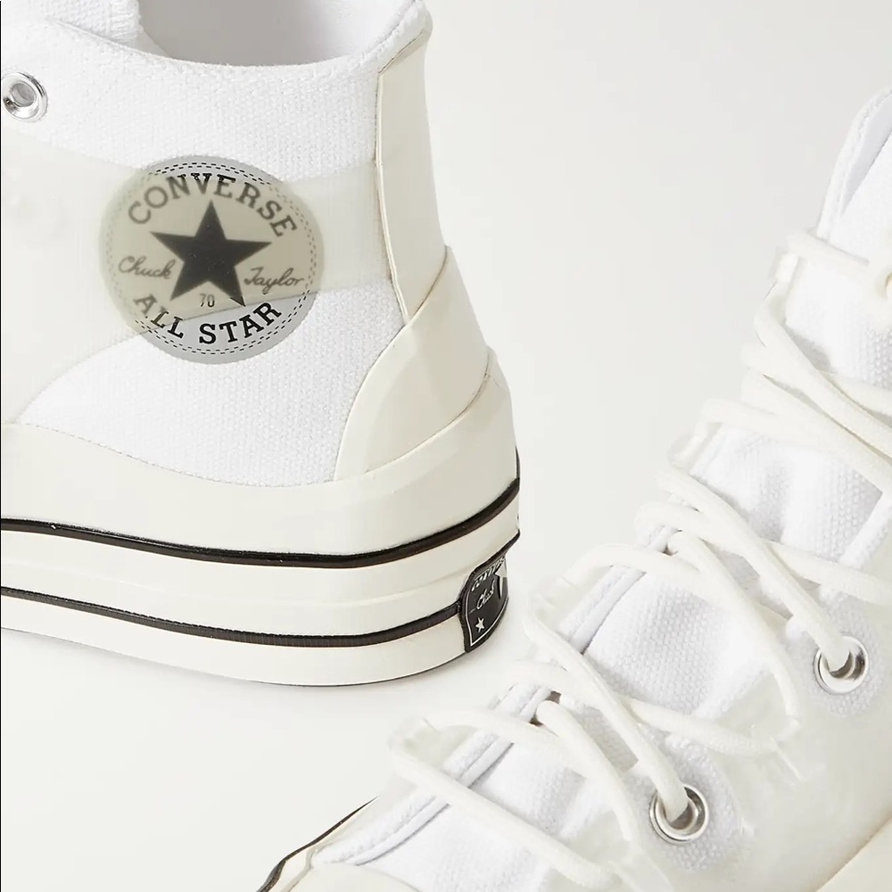 Converse Chuck 70 Utility Hi Shoes - White / Egret / Black - Picture 4 of 13